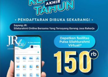 Fasilitasi Silaturahmi Online Nataru Tahun 2021, Jasa Raharja Berikan Kuota Data Internet Gratis Rp 150.000 kepada 5.000 Pendaftar