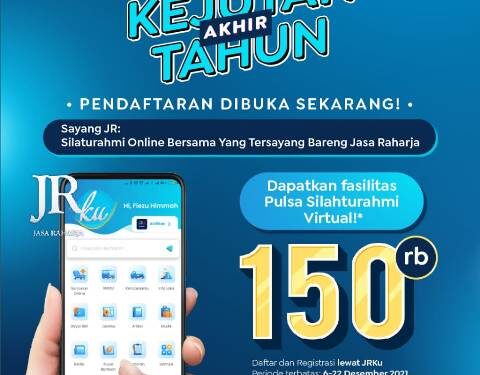 Fasilitasi Silaturahmi Online Nataru Tahun 2021, Jasa Raharja Berikan Kuota Data Internet Gratis Rp 150.000 kepada 5.000 Pendaftar