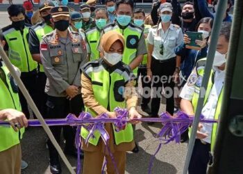 Bupati Laura Launching Penerbangan SOA Penumpang Tahun 2022