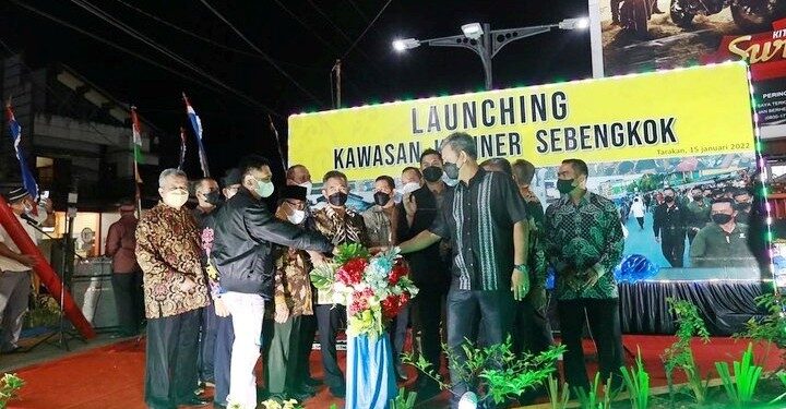 Launching Kawasan Kuliner Sebengkok, Wali Kota Khairul Berharap Bisa Mencontoh Kawasan Malioboro atau Pecenongan