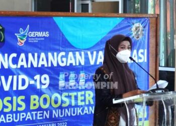 Canangkan Vaksinasi Dosis Lanjutan, Bupati Laura Turut Divaksin