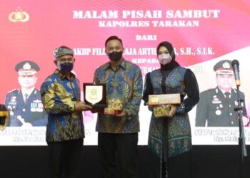 Wali Kota Khairul Kenang Suka Duka dengan AKBP Fillol Praja Arthadira, Sambut Kapolres Tarakan yang Baru