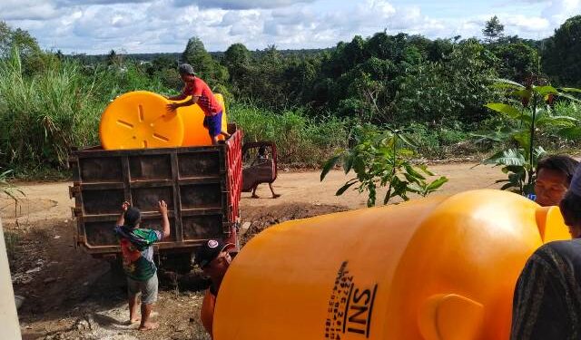 Respon Cepat Mensos Kirim Tangki Air, Warga Ucapkan Terima Kasih