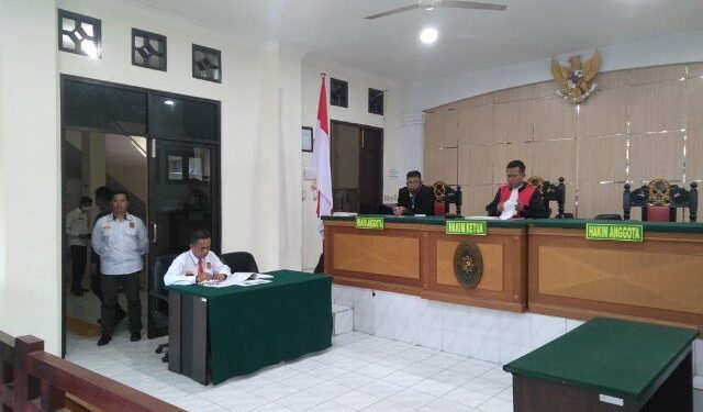 Sidang di PN Tarakan, Jumat (14/1/2022). (foto: IST)