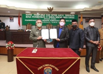 Pemkot dan DPRD Tarakan Sepakati 11 Usulan Raperda Dibahas di Tahun 2022