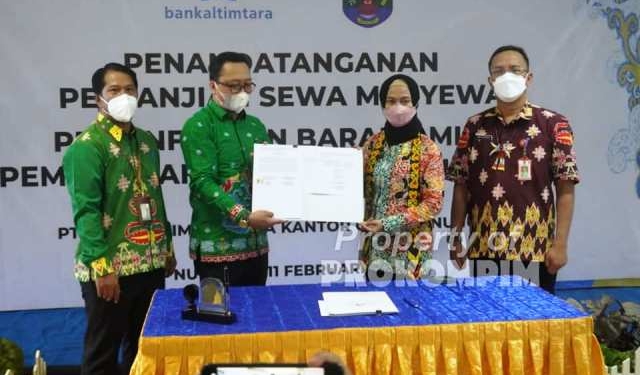 Pemkab Nunukan dan PT BPD Kaltim Kaltara Tandatangani Perjanjian Kerja Sama Sewa Menyewa Penggunaan Barang Milik Pemerintah Daerah