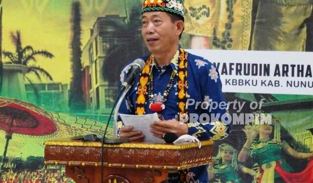 Hadiri Pelantikan dan Pengukuhan BPD KBB-KU Cabang Nunukan, Sekda Serfianus Ajak Bersinergi Membangun Daerah