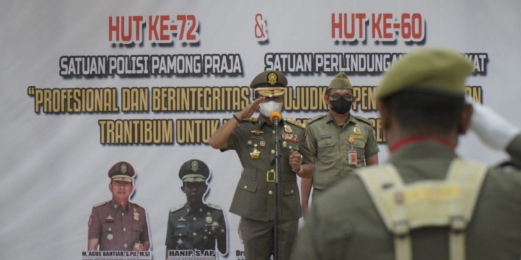 Satpol PP Miliki Peran Strategis Dalam Penanganan Covid-19