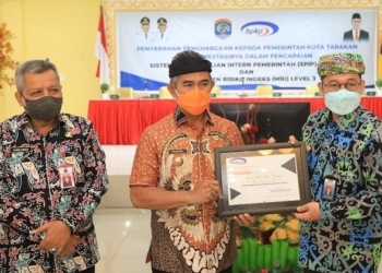 Pemkot Tarakan Raih Penghargaan SPIP Level 3 dari BPKP-RI