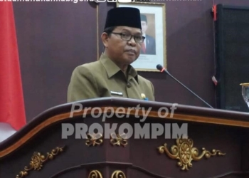 Wabup Hanafiah Sampaikan LKPj Bupati Nunukan Akhir Tahun Anggaran 2021