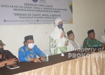 Bupati Laura Buka Sosialisasi Gerakan Membayar Zakat oleh Dunia Usaha