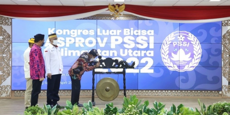 Melalui PSSI, Gubernur Harapkan Sepak Bola Kaltara Berlaga di Liga 3