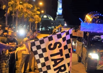 Dilepas Bupati Laura, Lomba Gema Takbir 1443 Hijriah Berlangsung Meriah