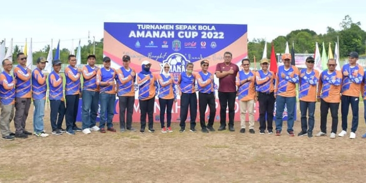 Turnamen Amanah Cup Dimulai, Bupati Laura Pesan Tetap Perhatikan Prokes