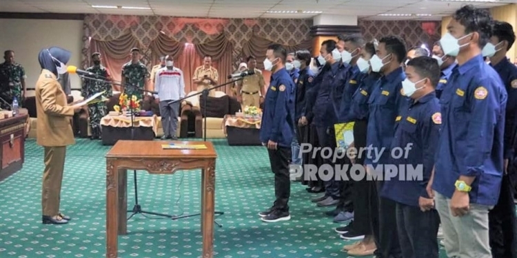 Bupati Laura Lantik Pengurus Karang Taruna Nunukan Masa Bakti 2022-2027