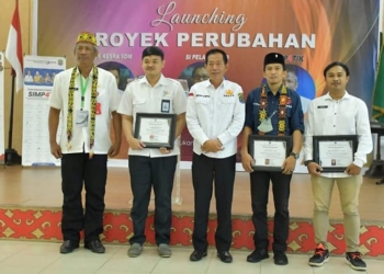 Sekda Serfianus Launching 3 Proyek Perubahan Peserta PKN II Angkatan V Tahun 2022