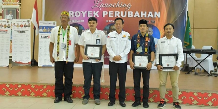 Sekda Serfianus Launching 3 Proyek Perubahan Peserta PKN II Angkatan V Tahun 2022