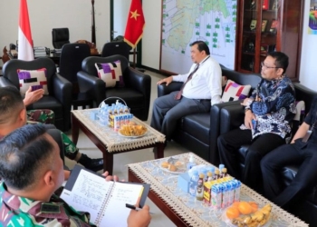 Gelar Audiensi dengan Korem 092/Maharajalila