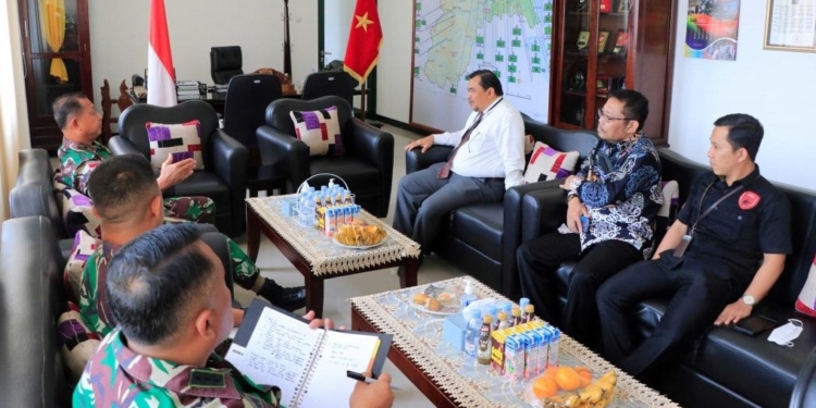 Gelar Audiensi dengan Korem 092/Maharajalila