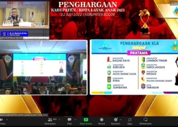 Pemkot Tarakan Dianugerahi Kota Layak Anak Kategori Pratama