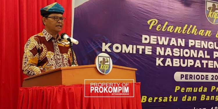 Wabup Hanafiah Ajak KNPI Nunukan Turun ke Masyarakat