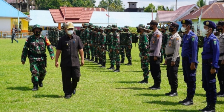 Wabup Hanafiah Buka TMMD ke 114 Kodim 0911/Nunukan