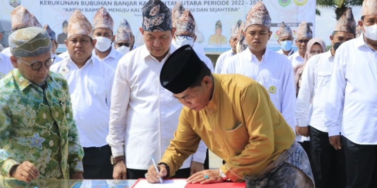 Lewat Pantun, Gubernur Ajak Kerukunan Banjar Ikut Membangun Kaltara