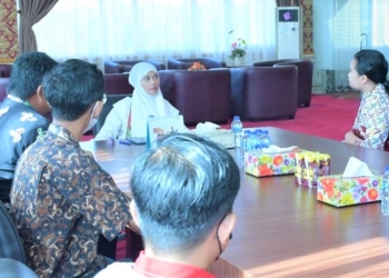 Bupati Laura Sampaikan Kebutuhan Jaringan Telekomunikasi di 21 Kecamatan Bisa Stabil