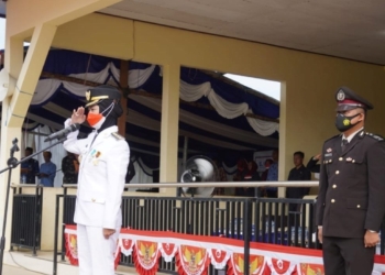 Bupati Laura Jadi Inspektur Upacara Hari Kemerdekaan ke-77 RI di Sebuku