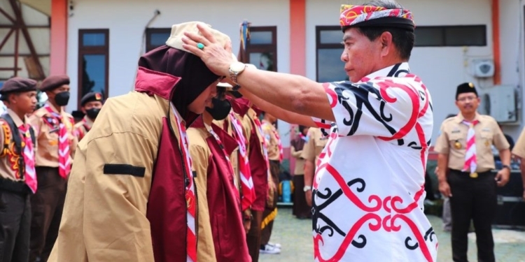 Lepas Peserta Jambore, Gubernur Serukan Sikap Saling Menolong