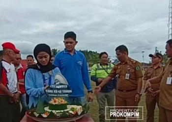 Bupati Laura Buka Turnamen Olahraga di Sebuku