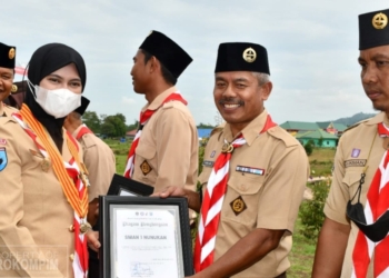 Bupati Hadiri Peringatan Hari Pramuka ke-61 di Sebatik