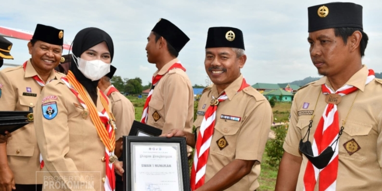 Bupati Hadiri Peringatan Hari Pramuka ke-61 di Sebatik
