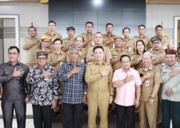 Samoel Hadiri Ramah Tamah Purna Bakti Tiga Penjabat Tinggi Pratama Pemkab Tana Tidung