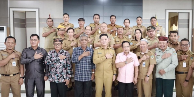 Samoel Hadiri Ramah Tamah Purna Bakti Tiga Penjabat Tinggi Pratama Pemkab Tana Tidung