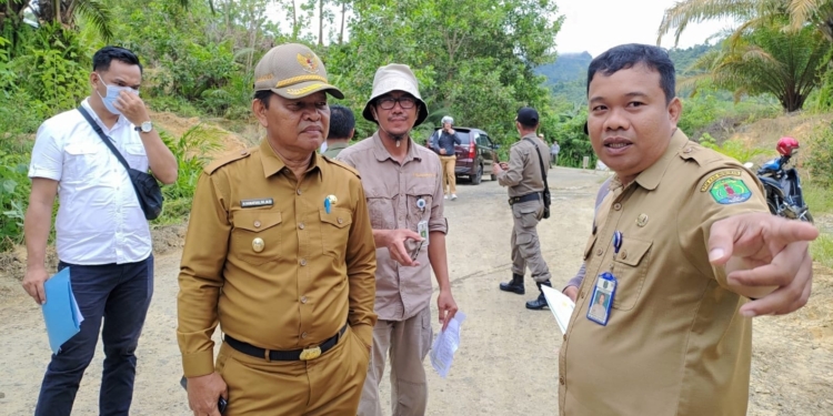 Wabup Hanafiah Monitoring Pembangunan di Pulau Sebatik
