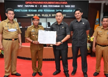 DPRD Kaltara Sahkan Ranperda ABPD Perubahan Tahun 2022 Menjadi Perda