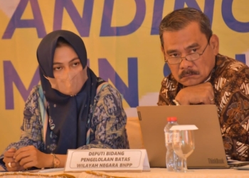 Bersama BNPP, Bupati Bahas Pengembangan Kawasan Eks OBP Segmen Sungai Simantipal
