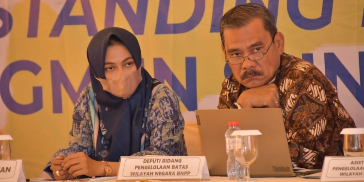 Bersama BNPP, Bupati Bahas Pengembangan Kawasan Eks OBP Segmen Sungai Simantipal