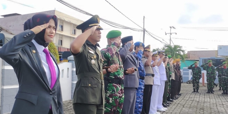 Peringati HUT TNI ke-77, Bupati Hadiri Ziarah di TMP Jaya Sakti Nunukan