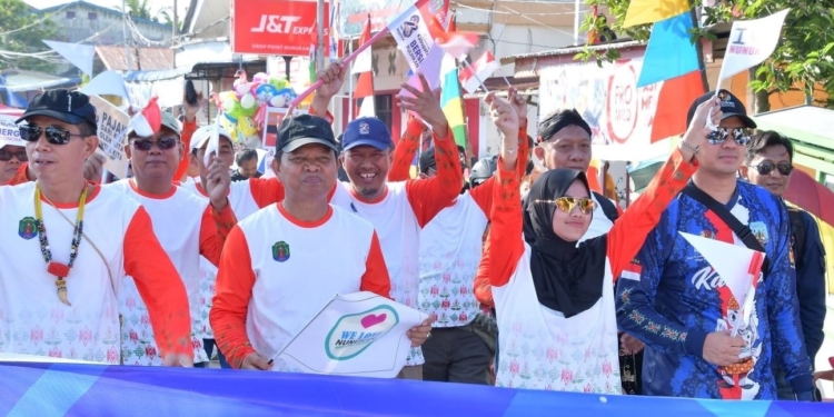 Pawai Seni Budaya Ramaikan HUT Kabupaten Nunukan ke-23