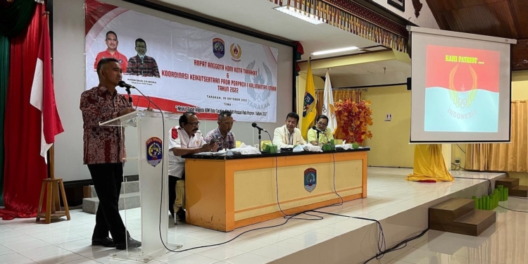 Terbangun Komitmen, KONI Tarakan Target Juara Umum di Porprov I Kaltara