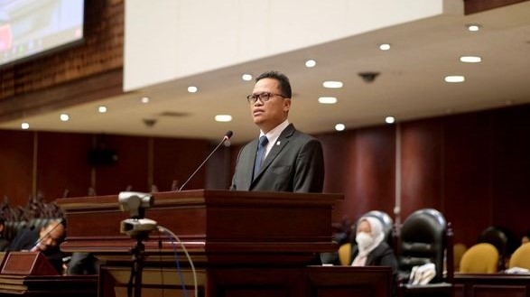 Hadiri Sidang Paripurna, Hasan Basri Sampaikan Aspirasi dan Rekomendasi Hasil Pengawasan