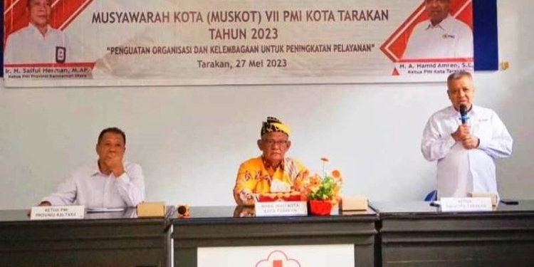 Hamid Amren Kembali Pimpin PMI Tarakan