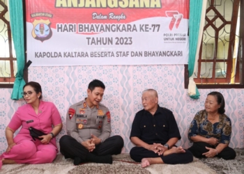 Kapolda Anjangsana ke Rumah Purnawirawan Polri