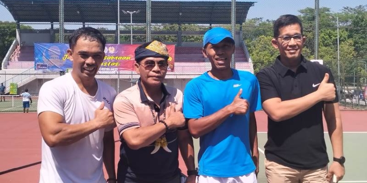 Abigail/Denny Harianto ke Semifinal Tenis Lapangan Pornas Korpri, Kaltara Sementara Rebut 1 Perunggu