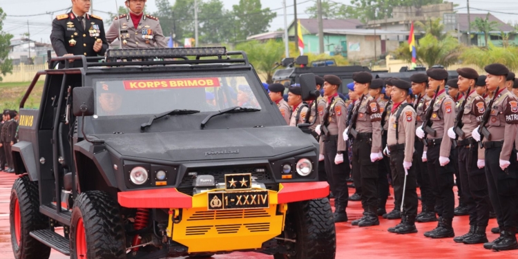 Polda Kaltara Laksanakan Upacara Hari Bhayangkara ke-77