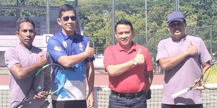 Bayu/Tupeng Rebut Tiket Semifinal Ganda Perorangan KU 85 Pornas Korpri
