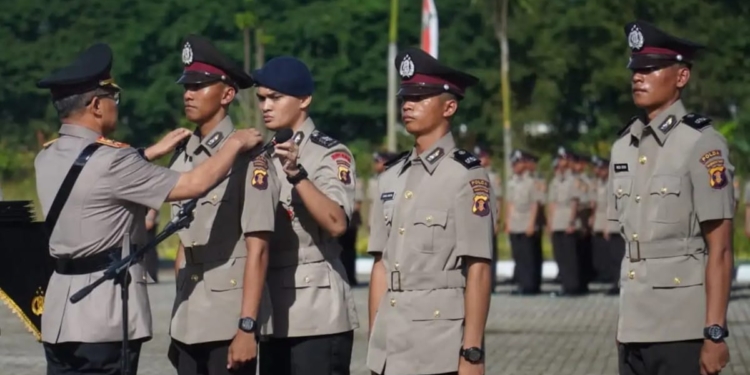 Wakapolda Kaltim Lantik 244 Bintara Polri dari Polda Kaltara