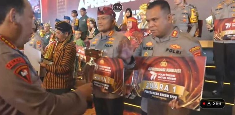 Kapolres Nunukan Peringkat 1 Penegakkan Hukum TPPO